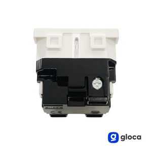Prise murale Gloca Schuko 2P+T 10/16A 230V en plastique, ensemble de 4 prises standard avec mise à la terre - Product Image 3