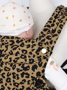 Marsupio Ergonomico per Neonati in Cotone con Stampa Leopardata, Porta Bebè Frontale e Posteriore, Fornitore di Fabbrica - Product Image 4