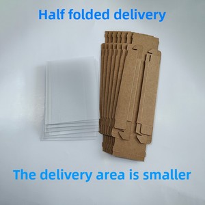 Spot kraft paper <b>box</b> pvc transparent drawer <b>box</b> folding <b>box</b> wholesale general color <b>box</b> <b>packaging</b> <b>box</b> custom <b>small</b> batch - Product Image 2