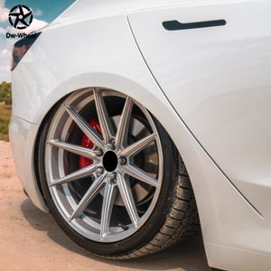 Rines Cóncavos Forjados de Alto Rendimiento DW en Plata Mate Personalizados de 18, 19 y 20 Pulgadas 5x112 5x120 para Audi RS3 RS4, Modelo 3, BMW, Ferrari, Porsche - Product Image 5