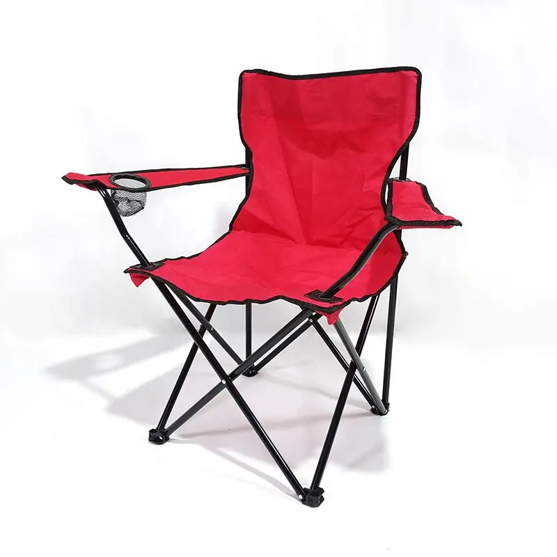 팔 받침대와 컵 홀더가있는 Joold 접이식 접이식 의자 캠핑 의자 맞춤형 로고 의자