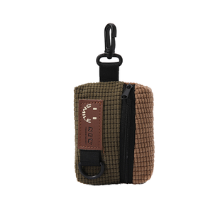 Pochette de rangement portable à fermeture éclair en PVC à motif écossais avec logo personnalisé, porte-clés, mini porte-monnaie, portefeuille, sac à main promotionnel avec crochet - Product Image 1