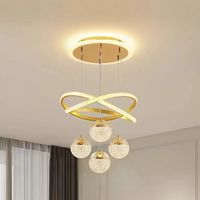 Lustre en cristal d'usine 85-265V 80W, luminaire suspendu à télécommande à trois couleurs dimmable pour salle à manger APCITL