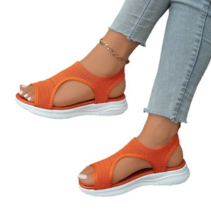 Sandales de sport à semelle épaisse pour femmes, style été, nouvelle collection, sandales de plage respirantes à bout ouvert, vente en gros - Product Image 5