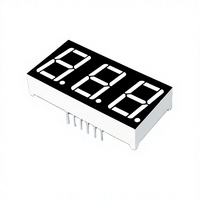Afficheur LED à 7 segments à 3 ou 4 chiffres de 0,56 pouce (14,2 mm) avec rétroéclairage LED intégré pour tableau de bord