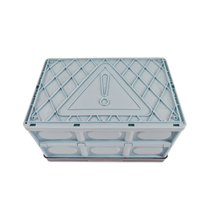 Caja de almacenamiento de plástico personalizada para almacenamiento y mudanza caja contenedora con tapa adjunta - Product Image 2