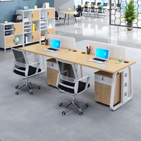Bureau de direction moderne de style luxueux OEM Premium, mobilier de bureau modulaire E1 MFC, table de direction, bureaux de direction