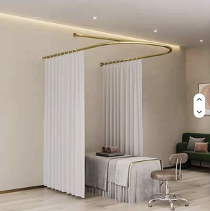 1688 China Factory Direct Sale Best Quality Modern Design U-Shaped Isolation <b>Curtain</b> Beauty Salons Hot Sale Best Source - Product Image 2