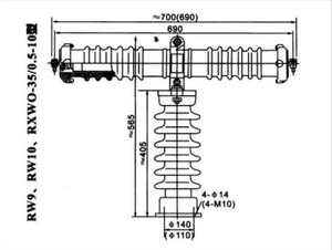 ฟิวส์เซรามิกซิลิโคนยางชนิด RW10 แบบเปิดเร็ว กำลังตัดสูง 10-35kV จำกัดกระแส 0.5A-5A แบบติดผิว - Product Image 3