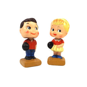 مخصص رئيس مزركشة دمى الترويجية بوبلهيد لا مال راتنج مرح مزركشة تمثال - Product Image 6