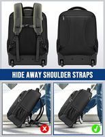 Vente en gros de sac de voyage à roulettes léger de haute qualité pour l'extérieur sac polochon durable pour hommes et femmes