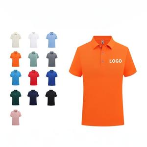 High Quality Printed Logo Solid Color Blank Plain Golf Polo Shirt Uniform Custom Men's Polo Shirts