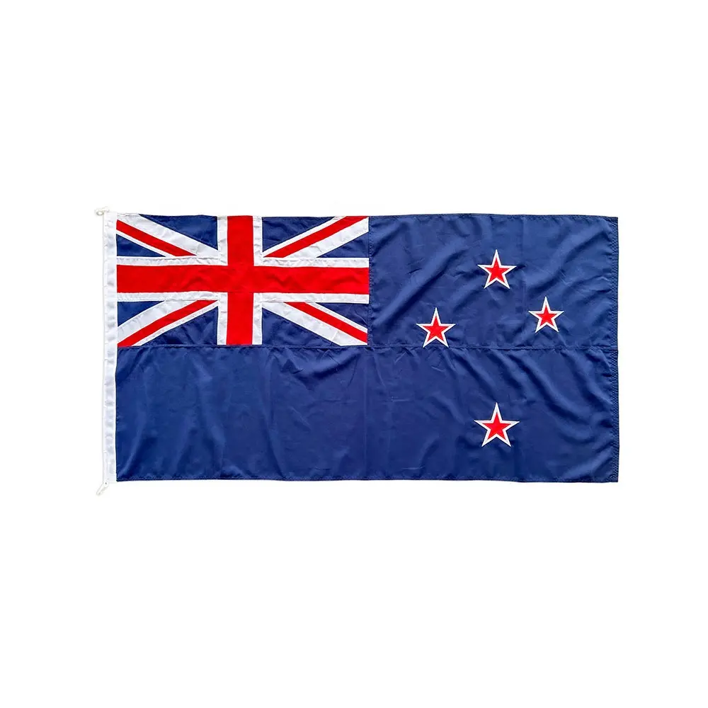 Wholesale 100% Polyester Top Quality Outdoor Banner New Zealand Flag