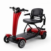 Scooter électrique pliable à 4 roues YR-0320, télécommande, léger, portable, pour personnes âgées