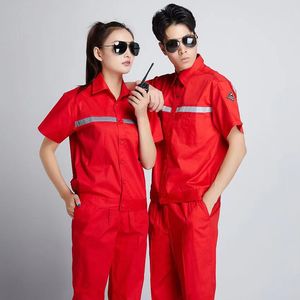 İşçi Kıyafetleri Nefes Alabilen Pamuklu Unisex İş Elbisesi Tulum Üniforma - Product Image 1