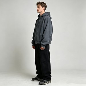 men's joggers Custom French Terry Cotton Jogger Pants Drawstring Casual <b>Track</b> <b>Trousers</b> for Men pants - Product Image 6