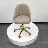 Mobilier de Salon de Beauté en Gros Économique – Tabouret de Pédicure à Hauteur Réglable, Chaise de Technicien avec Dossier