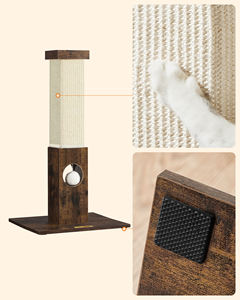 Pet mobilya tırmalama caydırıcı çizik kutup oyuncak kedi ile tırmalama sütunu - Product Image 6