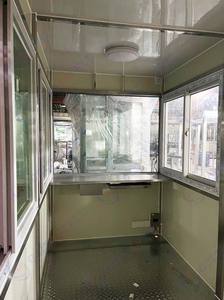 Oem Buiten Beweegbare Kunststijl Beveiligingshokje Prefab Huiswachtschuilplaatsen Gemaakt Van Staal Voor Kaartjesvoogd - Product Image 4