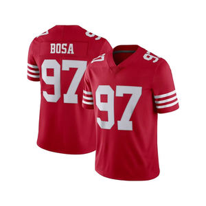 थोक पुरुषों 85 गीर्ज क्टल 97 निक बोसा सैन फ्रांसिस्को फुटबॉल जर्सी गुणवत्ता वाली कढ़ाई में अमेरिकी फुटबॉल वर्दी - Product Image 3