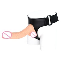 Grand pénis de simulation portable, jouets sexuels pour la masturbation féminine, faux pénis gay, plug anal, pantalon portable, pantalon sexuel pour lesbiennes