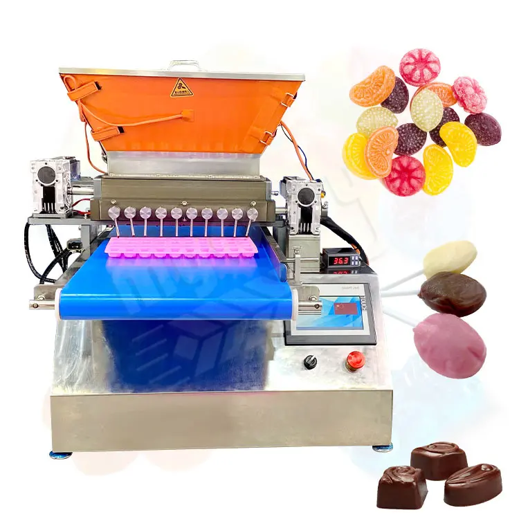 MY Semi Automatique Ours Gummy Ring Lollipop Chocolate Make Machine Candy Depositor for Sale