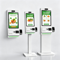 Terminal de paiement sans contact pour restaurant, écran tactile, commande rapide, borne de commande automatique, machine sur pied