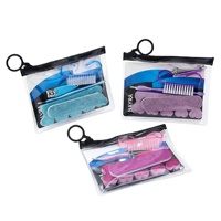 Ensemble d'outils professionnels de manucure et pédicure pour l'art des ongles, fournitures de beauté avec emballage en sac PVC personnalisé