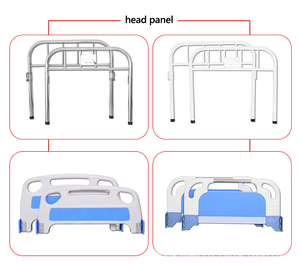 1 manuale per letto ospedaliero a manovella singola con una funzione con testata del letto in ABS e pannello del piede - Product Image 6