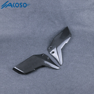 AKOSO Aileron d'aile aérodynamique complet en fibre de carbone sèche 3K pour <span class=keywords><strong>Kawasaki</strong></span> Ninja <span class=keywords><strong>H2</strong></span> <span class=keywords><strong>H2R</strong></span> 2015-2024 - Product Image 3