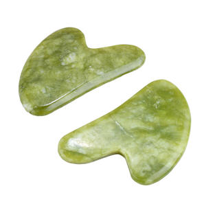 Superventas Natural Xiuyan Jade Guasha herramienta raspado herramienta de masaje Xiuyan Jade Gua Sha herramienta Facial para estiramiento facial - Product Image 3