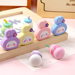 Soododo Four Mixed Animal Shape Student Radiergummis Set Neues Dessert-Getränke thema für den Klassen zimmer gebrauch für den Geschenk großhandel - Product Image 2