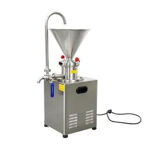 Competitive Price Stainless Steel Shaft Grinding Tahini Colloid Mill Milk Peanut Butter Making Machine