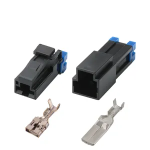 Soquete conector de habitação sem vedação, macho ou fêmea, corrente grande, 9.5mm, para carro MG623688-5 MG613689-5, 1 pino