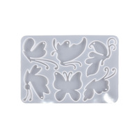YS papillon feuille boucles d'oreilles pendentif résine époxy Silicone moules creux Arts artisanat faisant pour bricolage breloques pendentif bijoux moules