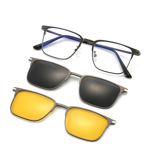 Lentes Ópticas Tácticas para Hombre y Mujer, Clip para Lentes <span class=keywords><strong>de</strong></span> <span class=keywords><strong>Sol</strong></span> Polarizadas, Clip para Conducir <span class=keywords><strong>de</strong></span> <span class=keywords><strong>Noche</strong></span>, Clip para Lentes <span class=keywords><strong>de</strong></span> <span class=keywords><strong>Sol</strong></span> Tr90 - Product Image 4