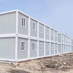 Produsen Cina grosir 40 kaki mewah portabel 4 kamar tempat pengiriman rumah dengan perabotan