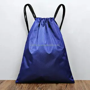 OEM Drawstring बैग जिपर जेब प्रकाश Bagpack आकस्मिक खेल बस्ता ऑक्सफोर्ड निविड़ अंधकार बैग DrawString बैग