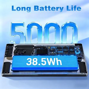 โน้ตบุ๊ก Naiklulu ขนาด 15.6 นิ้ว แรม 16GB SSD 256GB หน่วยประมวลผล Core M3 จอแสดงผล FHD ระบบปฏิบัติการ Windows 11 Pro เหมาะสำหรับนักเรียน - Product Image 6