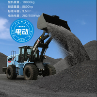 Harga Terjangkau, Baru, 19 Ton SANY SW956E-MAX Wheel Loader Elektrik dengan Kabin yang Ditingkatkan dan Pemandangan Panorama