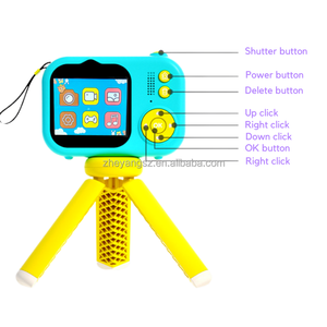 Máy ảnh kỹ thuật số mini cho trẻ em, quay ảnh và quay video 2.4 inch, pin 600mAh, <span class=keywords><strong>camera</strong></span> kép 4800W, độ phân giải 1080P, hỗ trợ phát lại trò chơi - Product Image 2