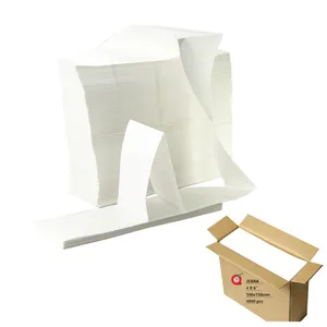 Hot Sale Zebra Printing Machine 4X 6" Fashion Garment Shipping Packaging Labels Waterproof 4000pcs Fanfold Logo Sticker Paper