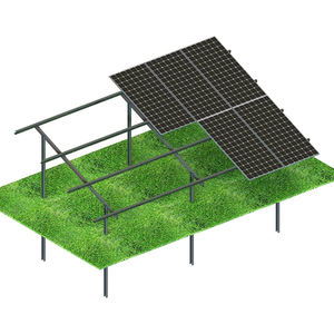 商業用大規模ソーラーパネル発電所取り付けシステムパイルファンデーション付き地面ブラケット - Product Image 4