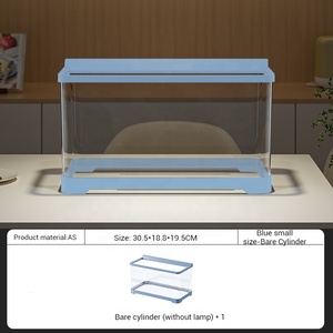 Bể cá tự tuần hoàn nhỏ, vừa, thân thiện với môi trường, làm bằng nhựa, dùng cho ngoài trời, phòng khách, bể cá không cần nước - Product Image 2