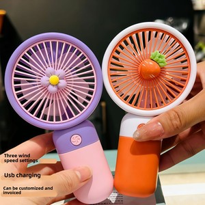 Mini <span class=keywords><strong>Ventilador</strong></span> Portátil Eléctrico de Mano con Carga USB, Silencioso, de Plástico, para Estudiantes, con Enfriamiento por Aire - Product Image 2