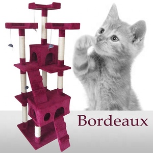 Arbre à chat de luxe avec <span class=keywords><strong>griffoir</strong></span> en forme de feuille, maison de jeu pour chat, <span class=keywords><strong>griffoir</strong></span> en <span class=keywords><strong>carton</strong></span> <span class=keywords><strong>ondulé</strong></span> pour chat - Product Image 6