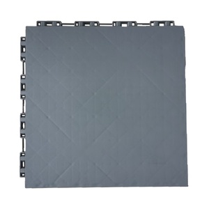 Dalles de sol en plastique PP portables de 25 cm x 25 cm, emboîtables, pour terrains de sport extérieurs, adaptées aux terrains de basket-ball/tennis/volley-ball <span class=keywords><strong>NBA</strong></span> - Product Image 1