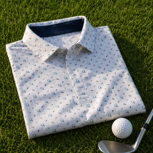 Nouvelle Arrivée 2026 – Polo de Golf Personnalisé à Col Rigide, Léger, à Manches Courtes, Anti-Transpiration et Séchage Rapide - Product Image 1