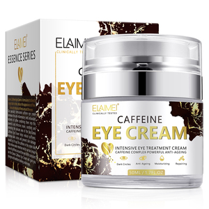 Crème pour les yeux à la caféine ELAIMEI 50ml, crème anti-âge naturelle pour le contour des yeux, sans OGM, soin de la peau, prêt à être expédié aux supermarchés et hypermarchés - Product Image 1