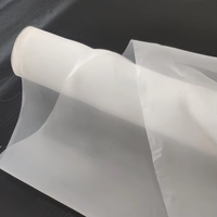 Rouleau de maille filtrante en nylon transparent à surface lisse, 50 à 400 mailles, tissu filtrant réutilisable